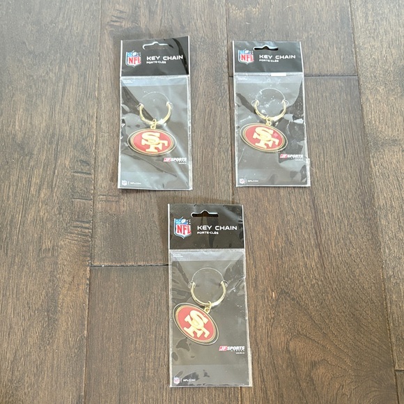 NFL Keychains - Red and Gold - Picture 2 of 3